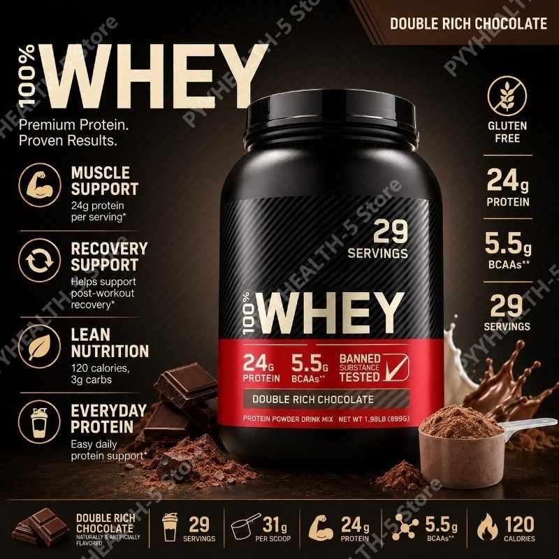 Fitness Nutrition Whey - Whey Protein Powder Double Rich Chocolate