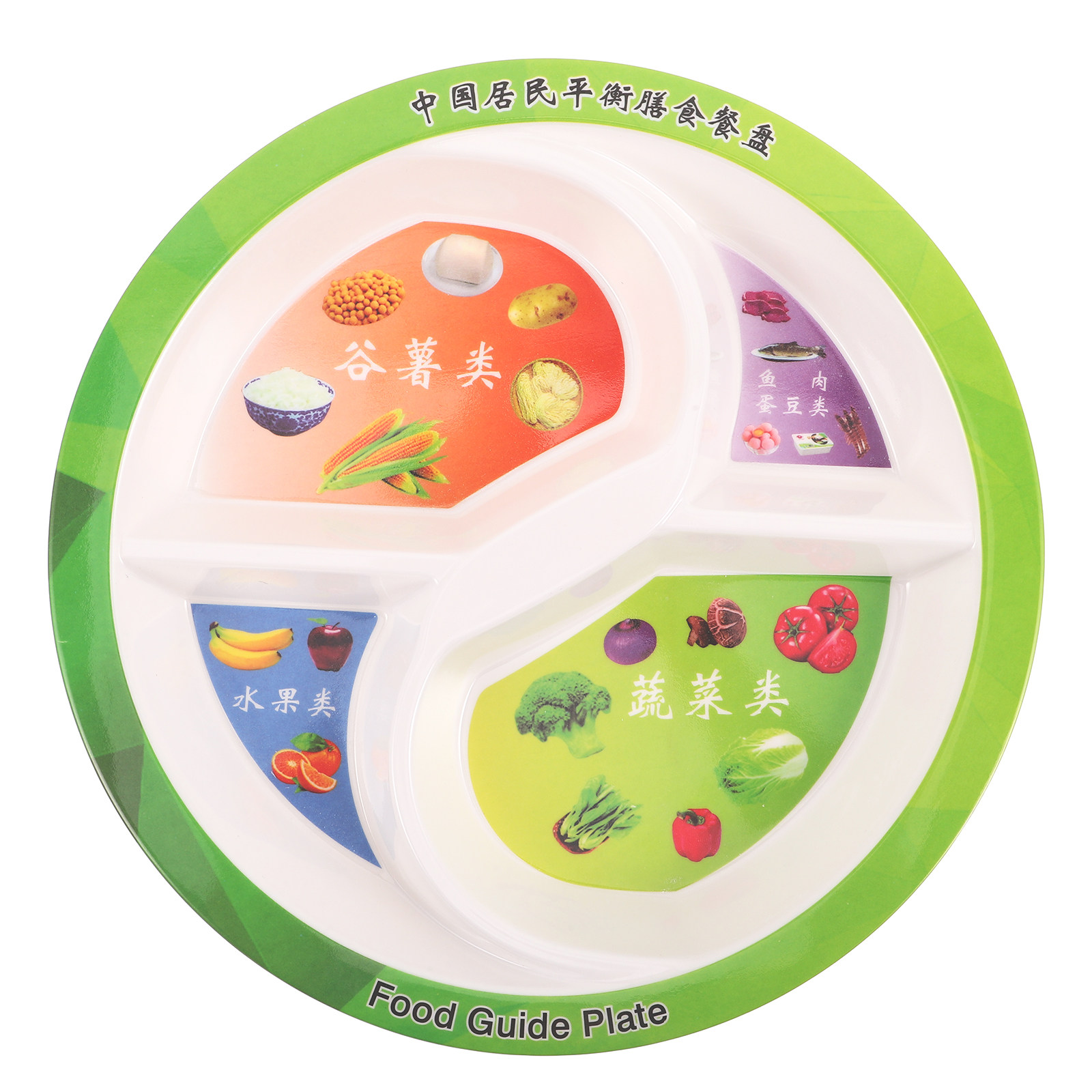 Nutrition & Fitness Hub Photos - 4 Section Portion Control Divided Plate