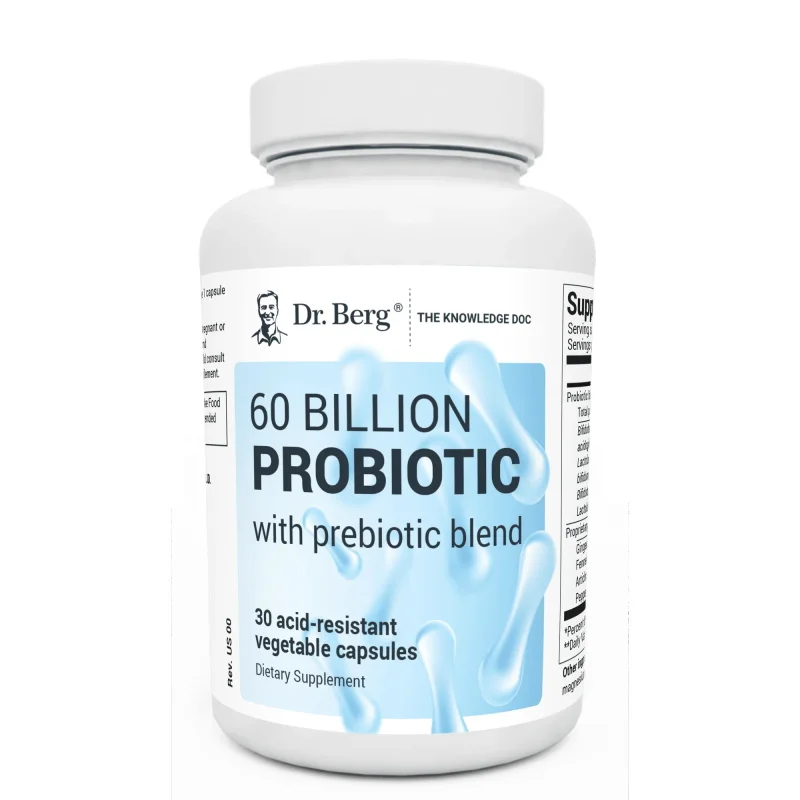 Probiotic 60 Billion - Dr. Berg 60 Billion 10 Strains
