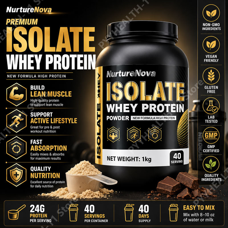 Fitness Nutrition Whey - Whey Protein Isolate Powder Low Fat
