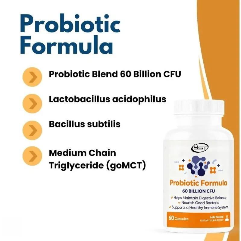 Probiotic 60 Billion - Probiotic Strains - Gut, Digestive, and