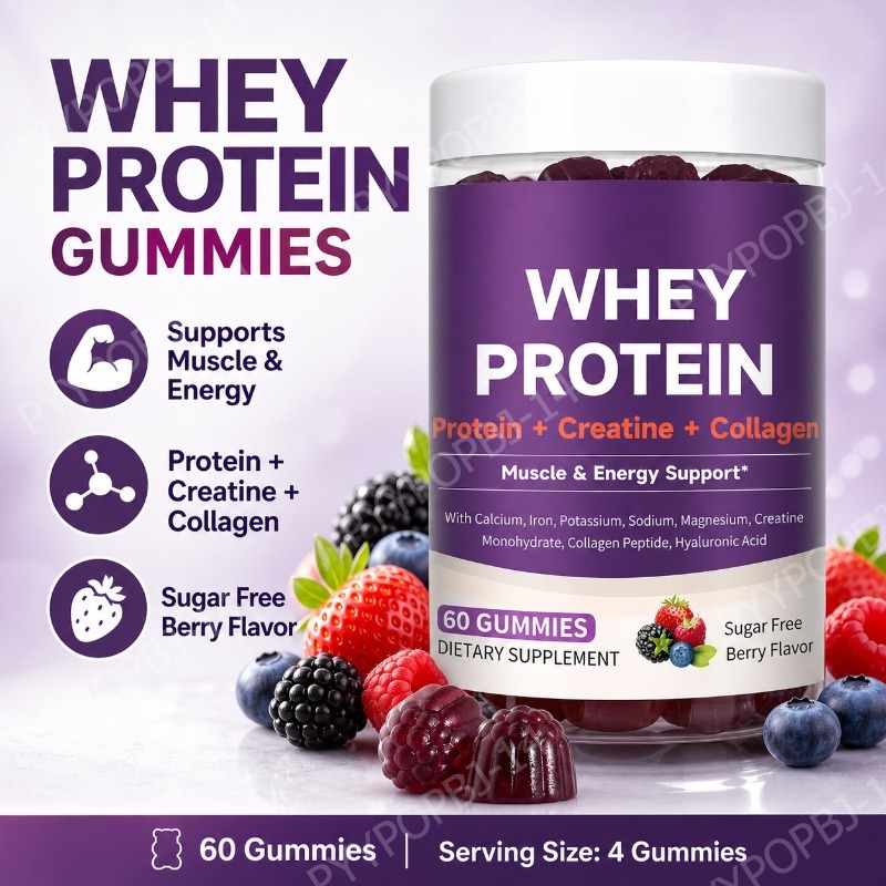 Fitness Nutrition Whey - Protein Gummies with Whey Creatine Collagen