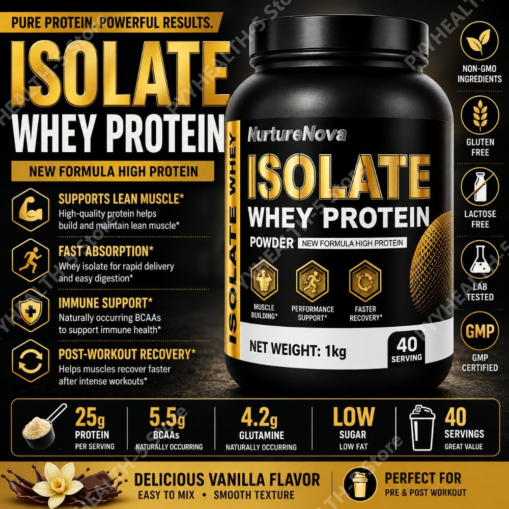 Fitness Nutrition Whey - Isolate Whey Protein Powder 1kg High