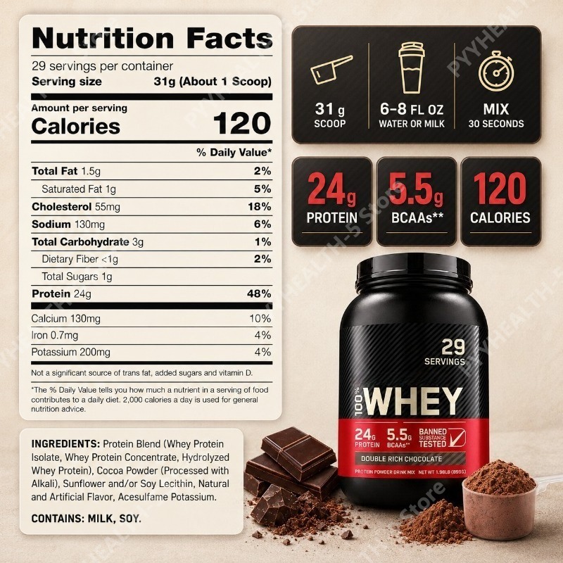 Whey Protein Powder Double Ric - Fitness Nutrition Whey review and price