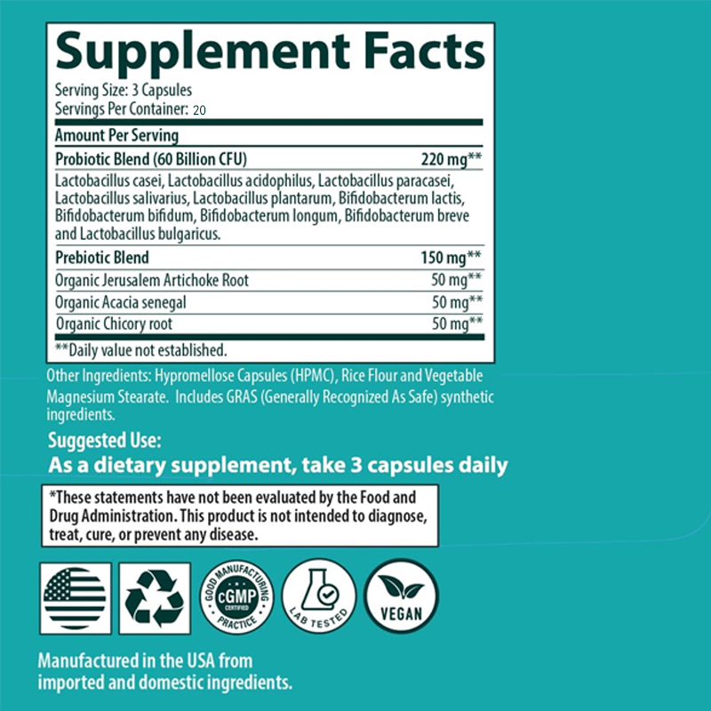 Probiotics 60 Billion Colony U - Probiotic 60 Billion review and price