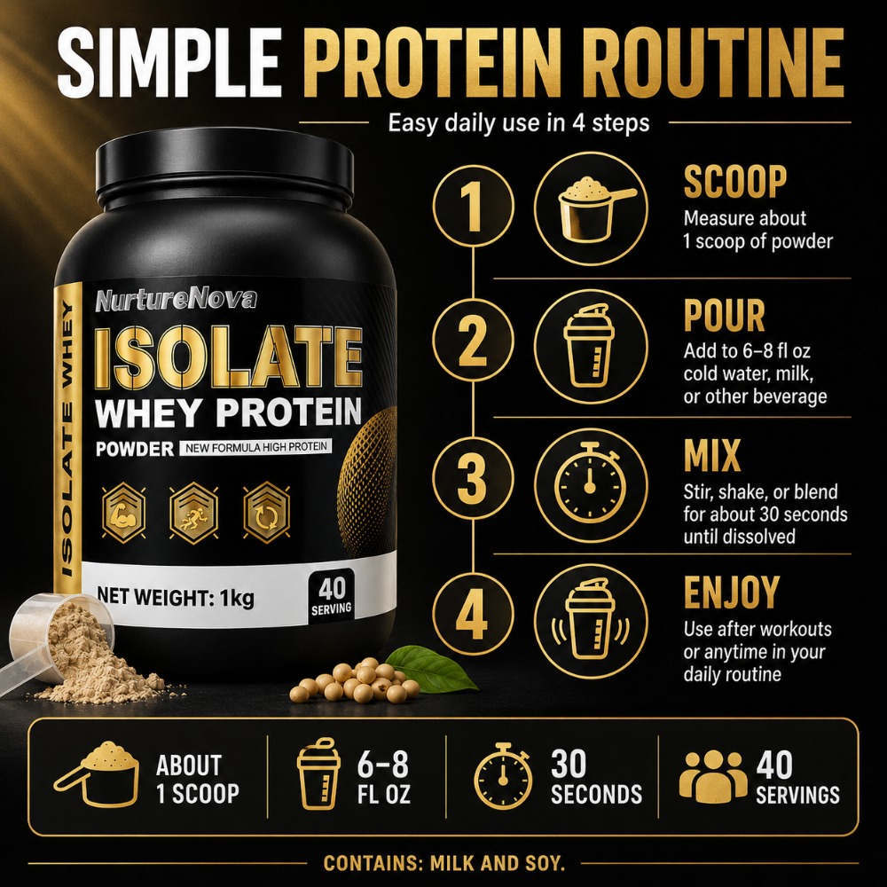NurtureNova Isolate Whey Prote - Fitness Nutrition Whey review and price