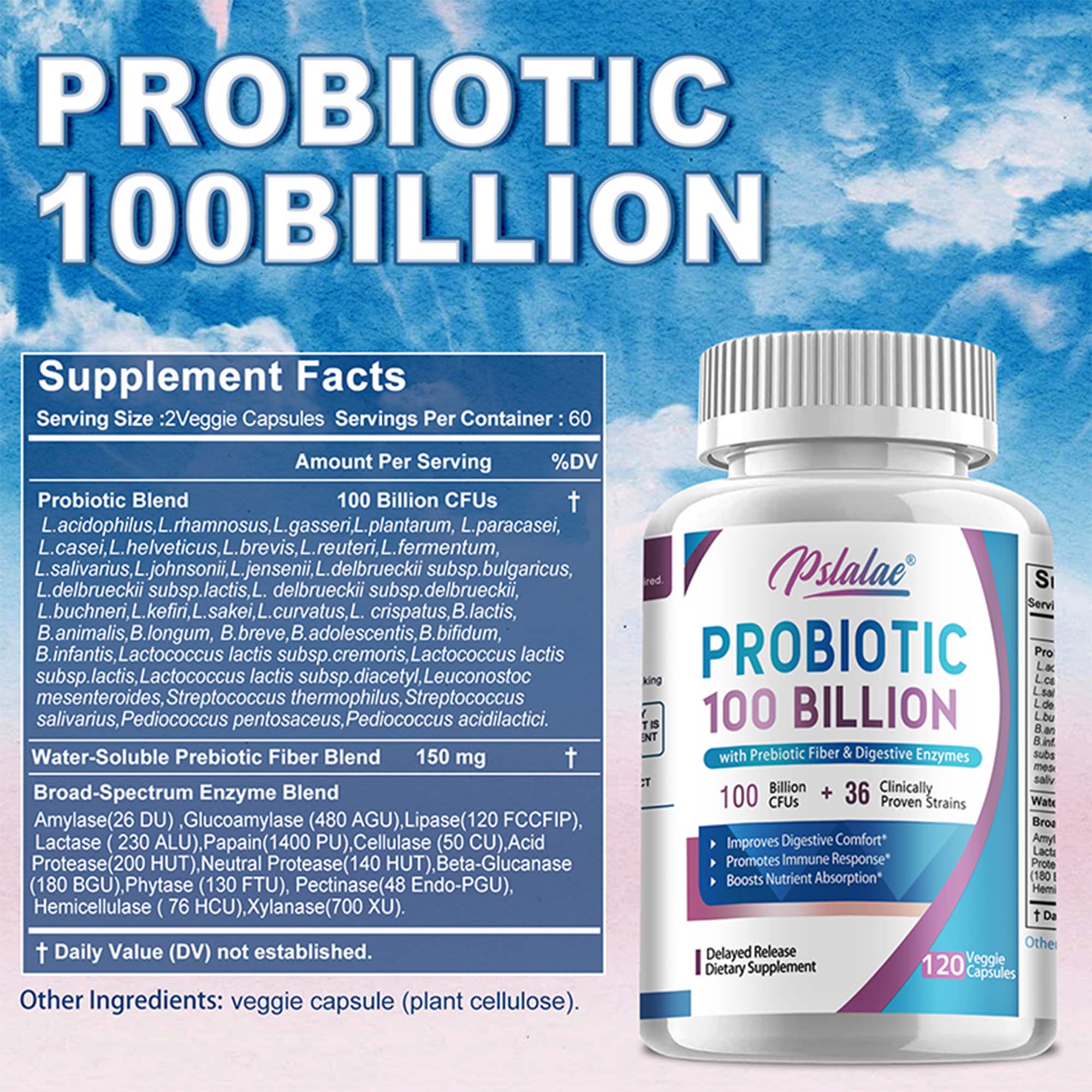 Probiotics 100 Billion - Help  - Probiotic 60 Billion review and price