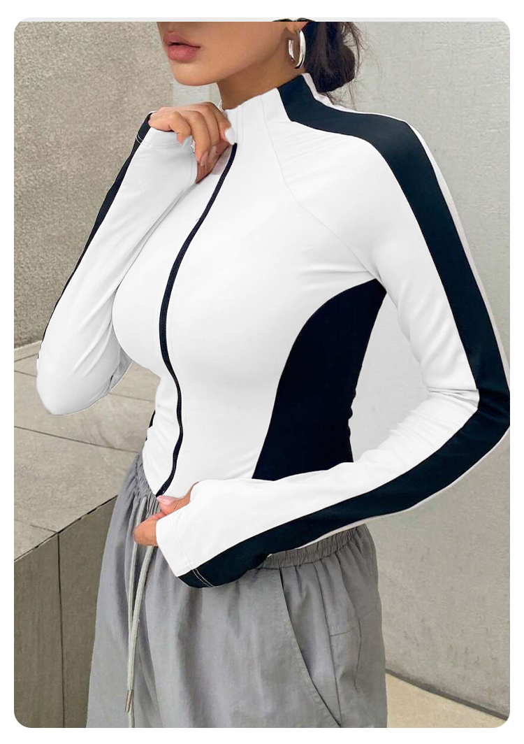 Yoga Clothes Stand Up Collar J - Fitness & Nutrition Lab review and price