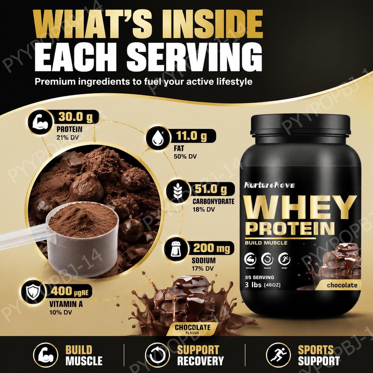 NurtureNova Chocolate Whey Pro - Fitness Nutrition Whey review and price