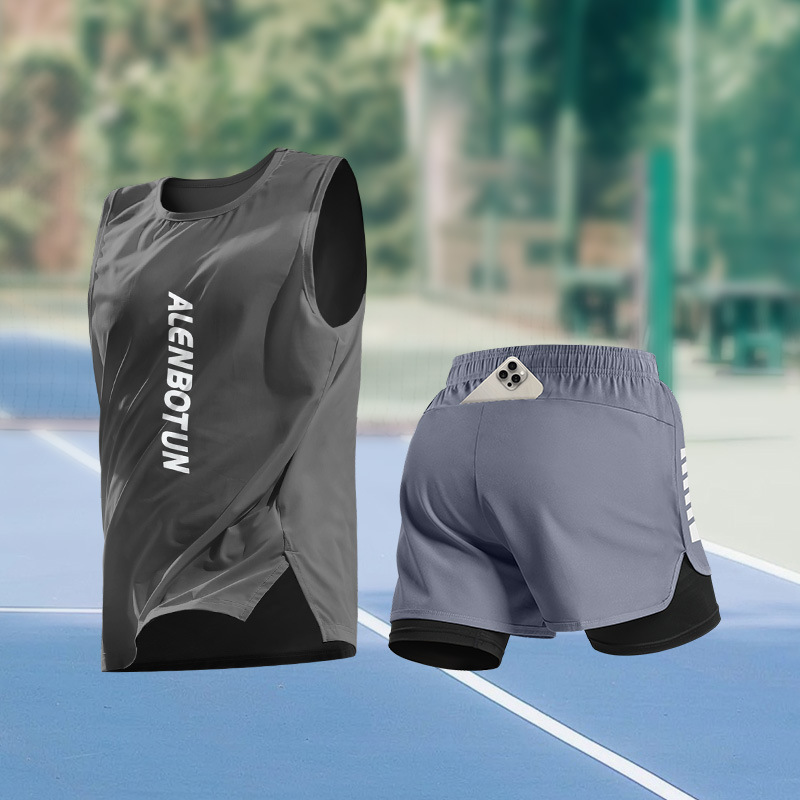 Men Running Sports Set Summer  - Fitness & Nutrition Lab review and price