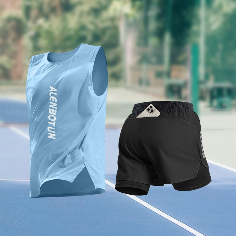 Men Running Sports Set Summer  - Fitness & Nutrition Lab review and price