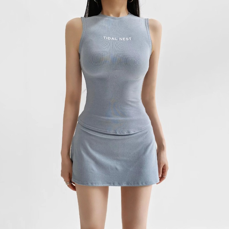 New Letter Printed Round Neck  - Fitness & Nutrition Lab review and price