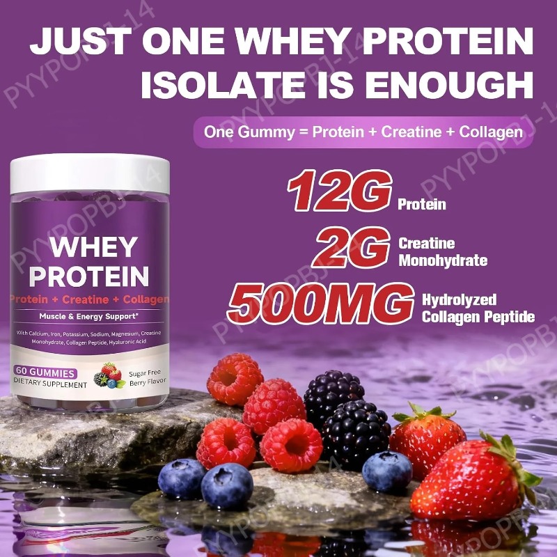 Protein Gummies with Whey Crea - Fitness Nutrition Whey review and price