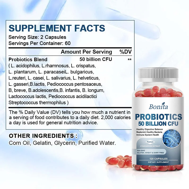 50 Billion Probiotic Capsules  - Probiotic 60 Billion review and price